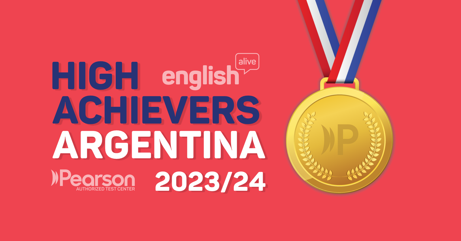 High Achievers Argentina 2023/24 – Pearson English International Certificate (PEIC)