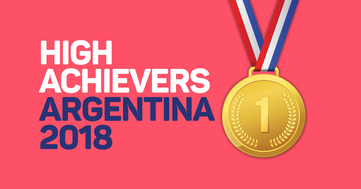 High Achievers Argentina 2018 Pearson Test of English General